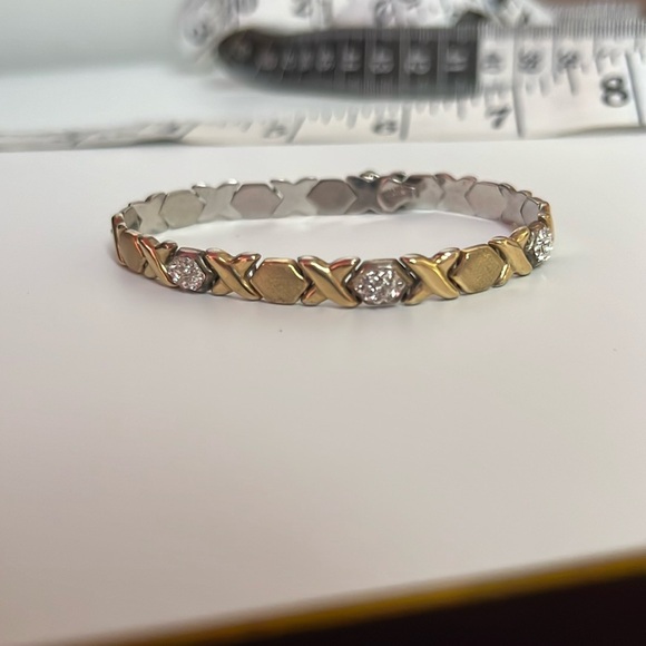 Jewelry - 10k 925 two tone xoxo bracelet